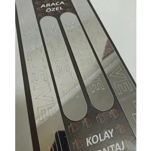 Aksefuar Lazer Fiat Marea Exclusive Yazılı Pleksi Kapı Eşiği