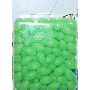 Fosforlu Oval Yumuşak Boncuk 100 Lü Paket 6X10 mm