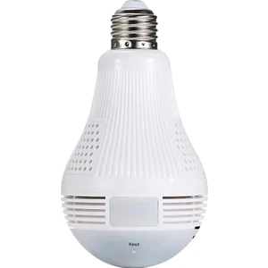 Full HD 960P Wifi Ampul LED Kablosuz Panoramik 360 Kamera