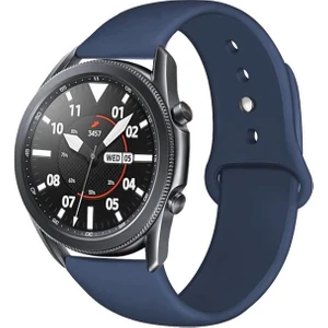Xiaomi Mi Watch Color Kordon Silikon Spor Kordon Lacivert