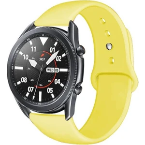 Amazfit Pace 1 / 2 Kordon Silikon Spor Kordon Sarı