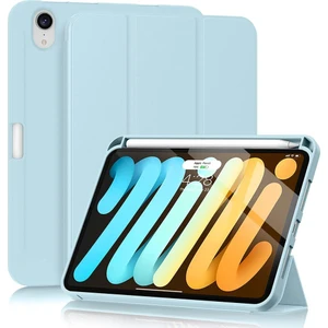 Apple iPad Mini 7 (A17 Pro) Mini 6  Kılıf Kalem Bölmeli Smart Case 2021-2024