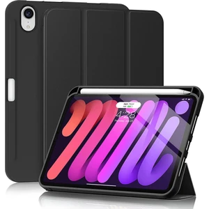 Apple iPad Mini 7 (A17 Pro) Mini 6  Kılıf Kalem Bölmeli Smart Case 2021-2024