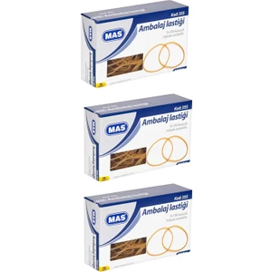 Mas 355 Ambalaj Lastiği Kauçuk Midi Boy 50 gr 3 Lü Paket