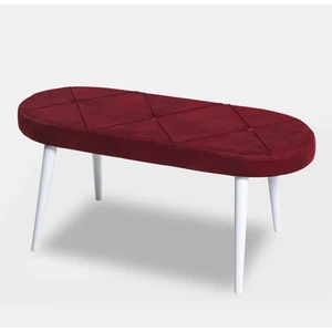 Bench Jerika Kumaş Beyaz Ayak