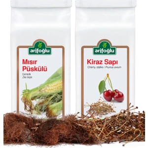 Mısır Püskülü 40 gr + Kiraz Sapı 50 gr