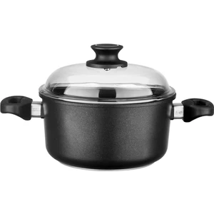 BLK2222DT024 Döküm Derin Tencere 24 Cm,pyrex Kapak