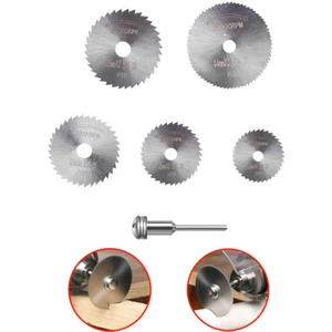 6 Parça Mini Testere Bıçak Ahşap Alüminyum Plastik Kesme Dremel Gravür Uç