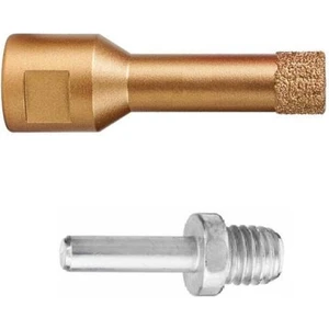 14 mm Granit Mermer Seramik Delme Panç Spiral ve Matkap Için Aparatlı M14