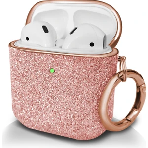 Vshop Airpods 1/2 Için Kaplama Parlak Kulaklık Kılıfı (Yurt Dışından)