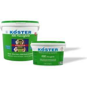 Koster 5 kg Kbe Flüssigfolie Kauçuk - Bitüm Esaslı, Uv Dayanımlı Su Yalıtımı Ürünü