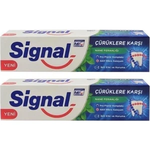 Diş Macunu Çürüklere Karşı Nane Ferahlığı 100 Ml 2 Adet