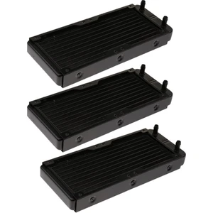 3x G1 / 4 "su Soğutma 240MM Cpu Soğutucu Sıra Eşanjör Radyatör Düz