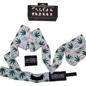 Limitless Fight Gear Cannabis Leaf Boks Bandajı 4.5 M