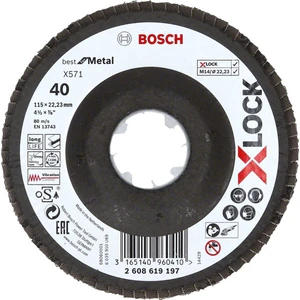 X-Lock Best For Metal 115MM 40KUM Flap - 2608621763