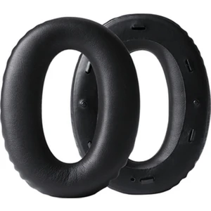 Sony MDR-1000X WH-1000XM2 Için 1 Çift Deri Yedek Kulaklık Ucu - Siyah (Yurt Dışından)
