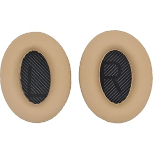 Bose Qc2 QC15 Ae2 QC25 Için 1 Çift JZF-367 Yedek Kulaklık Ucu - Bej - Siyah (Yurt Dışından)