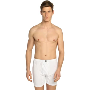 Erkek Beyaz 6'lı Paket Penye Paçalı Külot