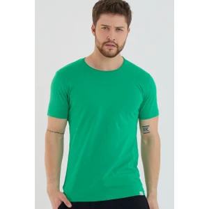 Amazing Crash Basic Erkek Bisiklet Yaka Slim Fit Kısa Kollu T-Shirt