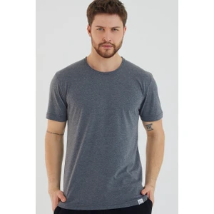 Amazing Crash Basic Erkek Bisiklet Yaka Slim Fit Kısa Kollu T-Shirt