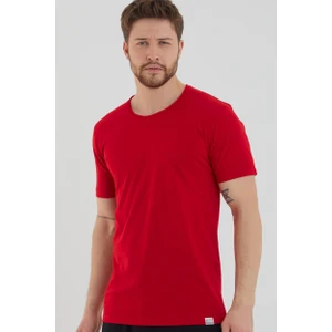 Amazing Crash Basic Erkek Bisiklet Yaka Slim Fit Kısa Kollu T-Shirt
