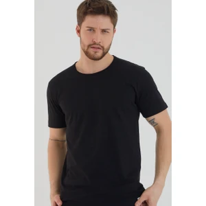 Amazing Crash Basic Erkek Bisiklet Yaka Slim Fit Kısa Kollu T-Shirt