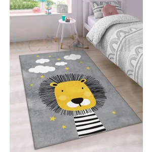 Bebişim Halı Sevimli Aslan Desenli Çocuk Odası Halısı
