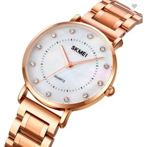 Yeni Tasarım Rose Gold Kadın Kol Saati Su Geçirmez