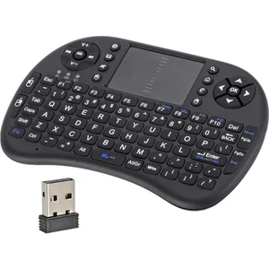 MI7A Akıllı Tahta ve Akıllı Tv Için Fare Özellikli LED Işıklı Kablosuz Mini Klavye