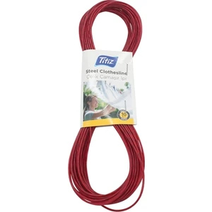 Tp-448 Çelik Çamaşır Ipi 10 Metre Kırmızı