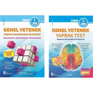 Ata Yayıncılık  1. Sınıf Bilsem Ve Özel Okullar Sınavlarına Hazırlık Kitabı