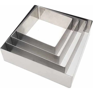 Fırıncı Market Kare Pasta Kalıbı 20 x 20 x 5 cm