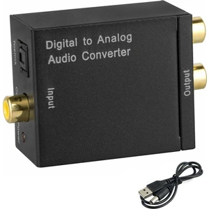 2136 Dijital To Analog Optik Ses Tos Çevirici Dönüştürücü Adaptör