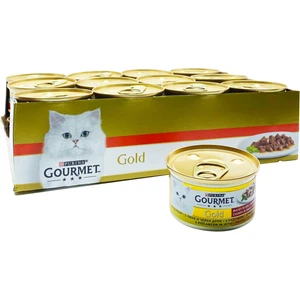 Gold Parça Etli Soslu Tavuklu Ciğerli 85GX12 Adet