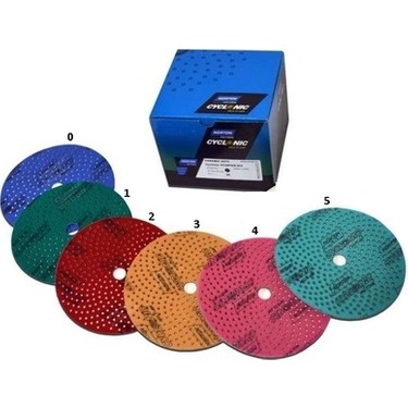 Norton A975 Cyclonic Disk Zımpara Kırmızı No:2 150MM 50'Lİ Fiyatı