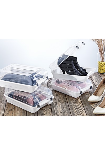Smartness Ayakkabı Kutusu Beyaz 10LU Paket Midi Kadın