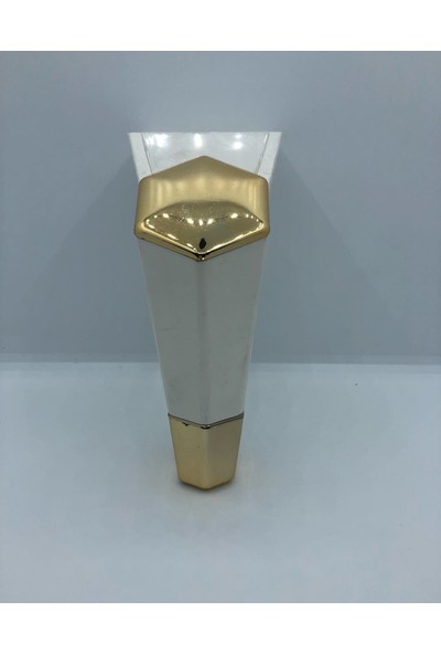 Karakoç Ecem, 15 cm Beyaz-Gold Plastik Koltuk,mobilya Ayağı (4 Adet)