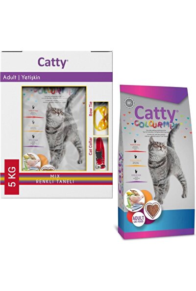 Catty Color Mix Yüksek Yeme Oranlı Renkli Yetişkin Kedi Maması 5 kg