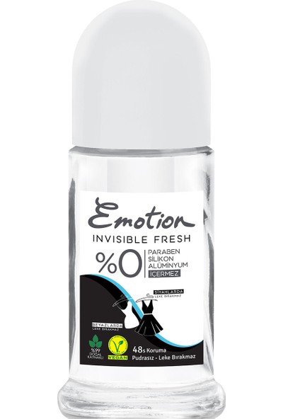 Emotion Invisible Fresh Roll On 3x50ml