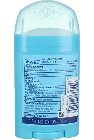 Secret Powder Fresh Ter Önleyici Deodorant 1.7z (48gr)
