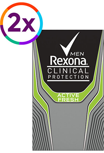 Rexona Clinical Protection Active Fresh Erkek 45 ml X2 Adet