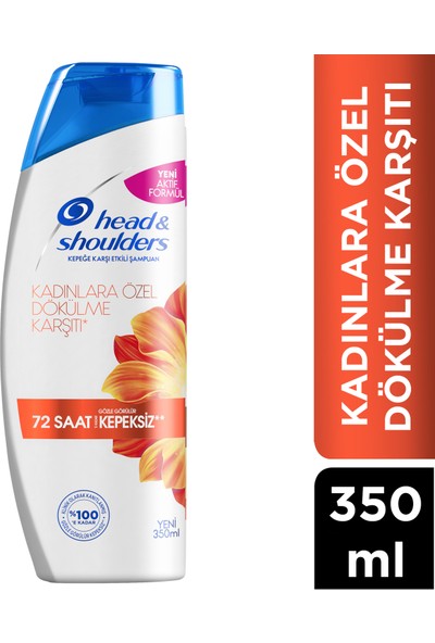 Head & Shoulders Kadınlara Özel Dökülme Karşıtı Kepeğe Karşı Etkili Şampuan 350ML