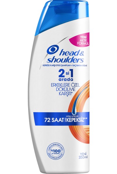 Head & Shoulders Erkeklere Özel 2’si 1 Arada Dökülme Karşıtı Kepeğe Karşı Etkili Şampuan 350ML