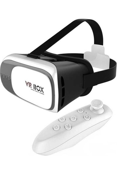 Zore Vr Box Vr-01 3D Kumandalı Sanal Gerçeklik Gözlüğü Renk Beyaz