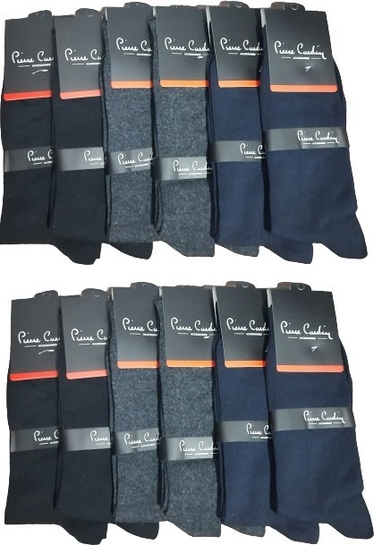 Pierre Cardin 12 Çift Karışık Pamuk Soket Erkek Çorap %80 Pamuklu Yumuşaklık ve Konfor