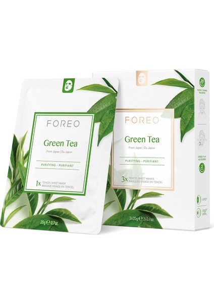 Green Tea Arındırıcı 3'lü Kağıt Maske