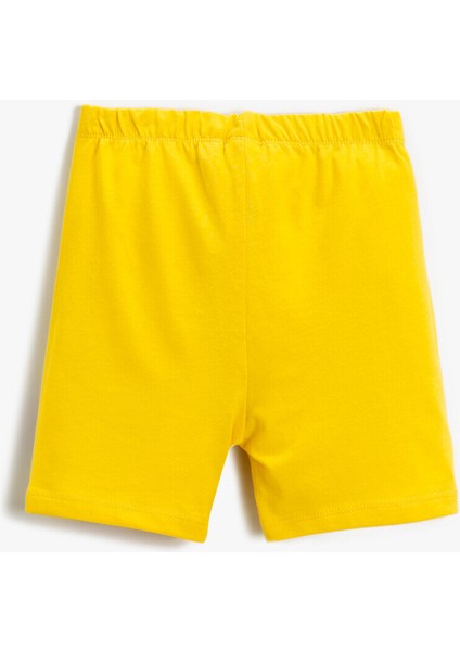 Erkek Bebek Slogan Baskılı Şort Pamuklu fiyatları