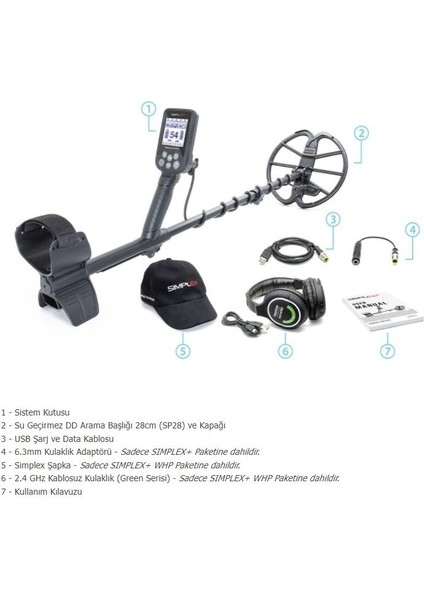 Tambudur Dedektör Simplex+ 12KHZ - Su Geçirmez - Yeni!!!!