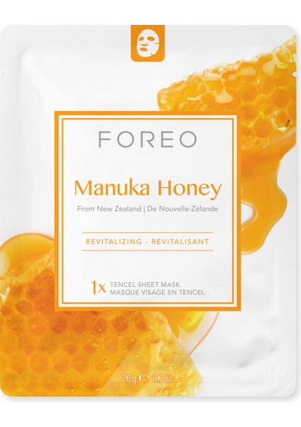 Manuka Honey Canlandırıcı 3'lü Kağıt Maske