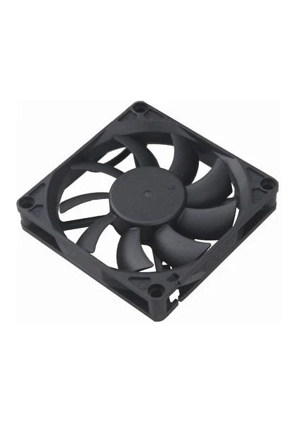 Asian Tech Store 8 cm Fan 12 Volt  3 Pin 15 mm